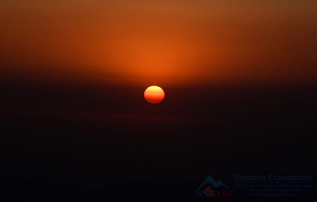 Sunset view from Pikey Peak