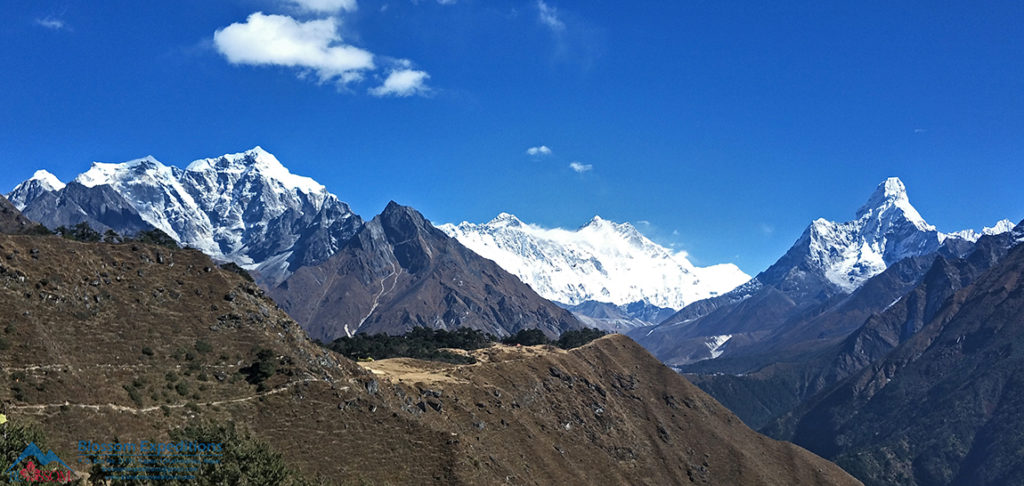 Mount Everest and Ama Dablam